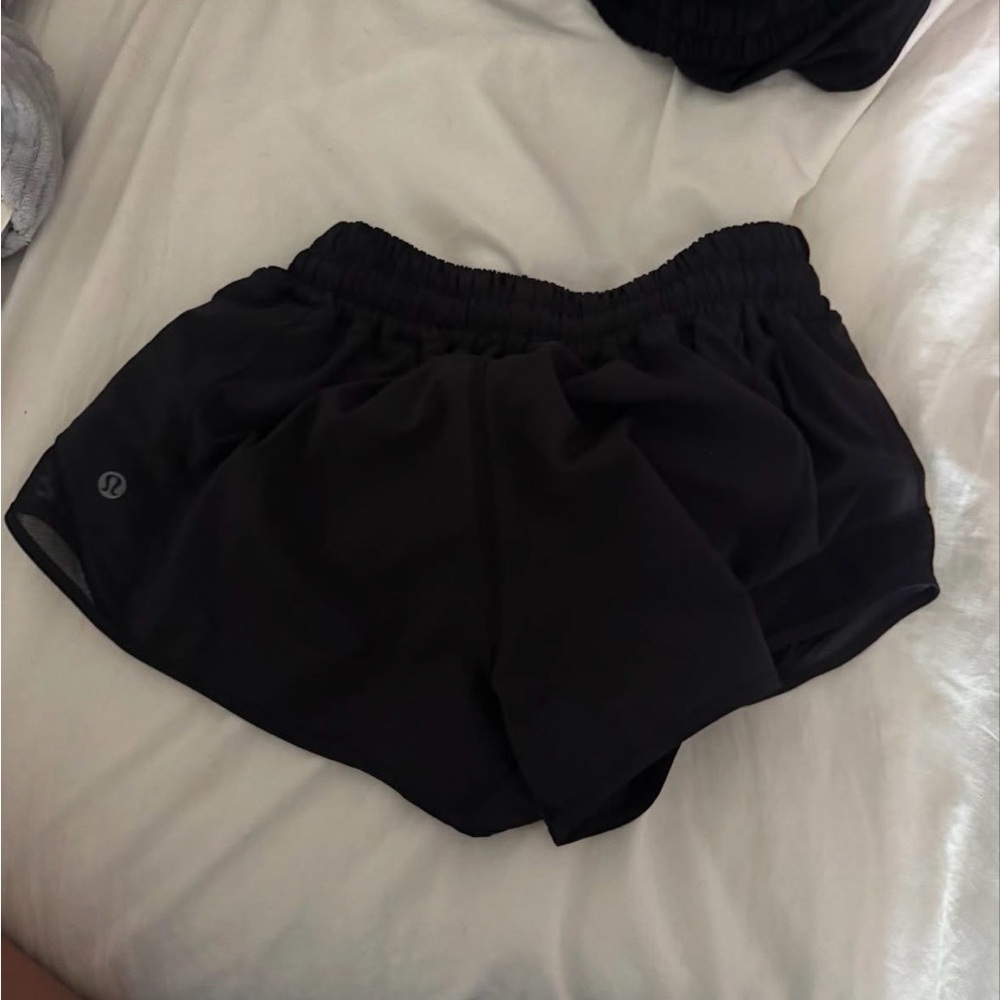 lululemon athletica Women's Classic Black Athletic Shorts
